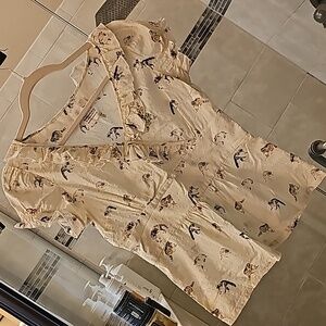 Rebekah maysles anthropologie 2 lemur top shirt